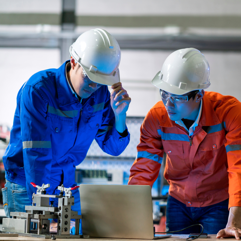 Image showing a hydraulic system being serviced by our experienced technicians, demonstrating our comprehensive hydraulic services.