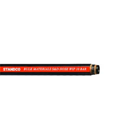 This image depicts a high-pressure Bulk Materials Suction Hose, designed to efficiently transport large quantities of dry bulk materials.