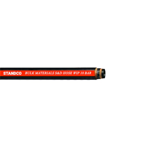 This image depicts a high-pressure Bulk Materials Suction Hose, designed to efficiently transport large quantities of dry bulk materials.