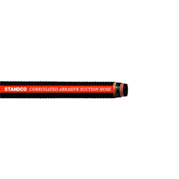 This image depicts a high-quality Corrugated Abrasive Suction Hose, designed to withstand rugged industrial environments and harsh suction conditions.
