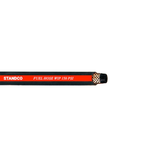 This image shows a close-up shot of a durable and flexible Fuel Hose, highlighting its rugged design and ability to withstand high-pressure fuel delivery in various industrial and commercial applications.