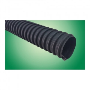 Close up view of Flexible Fume Exhaust Hose， a high-quality hose designed for effective ventilation and fume extraction in industrial settings.