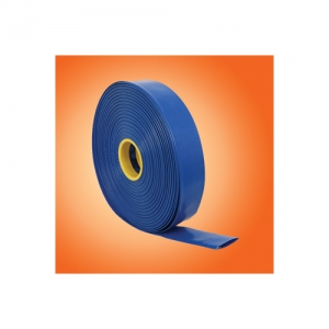 The image depicts the reliable and versatile PVC Layflat Hose – Light Duty (Sunny Hose), showcasing its durable construction and efficient performance for various water transfer applications.